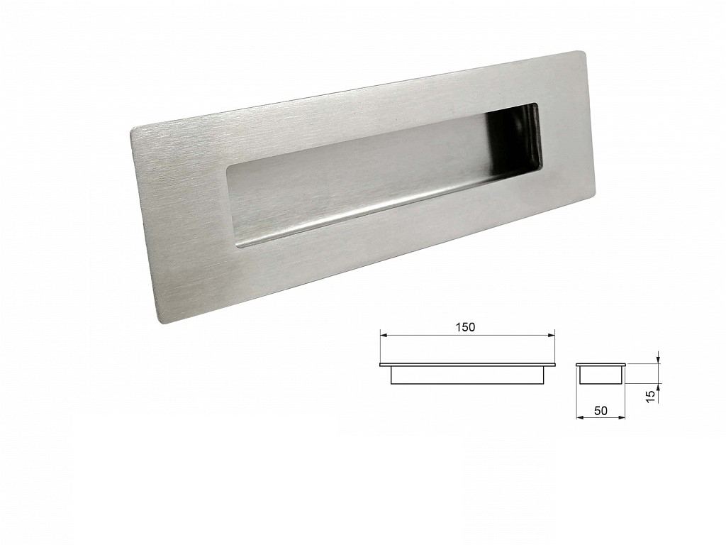 63610 úchytka LEONA rozteč 76mm NEREZ