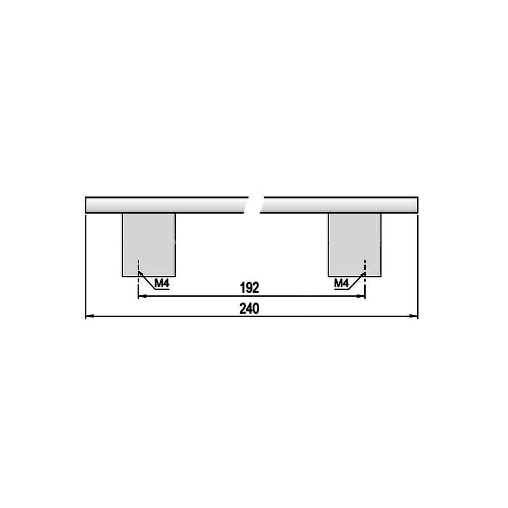 63934 úchytka LADA rozteč 192mm hliník