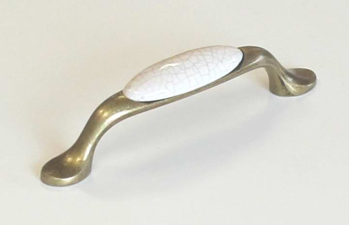 770007-úchytka 96mm porcelán mramor