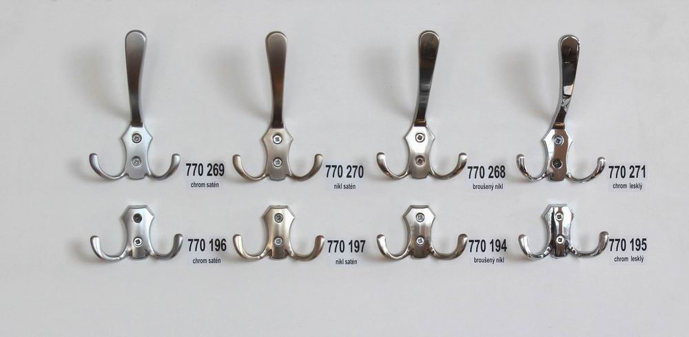 770195 dvojháček kov chrom