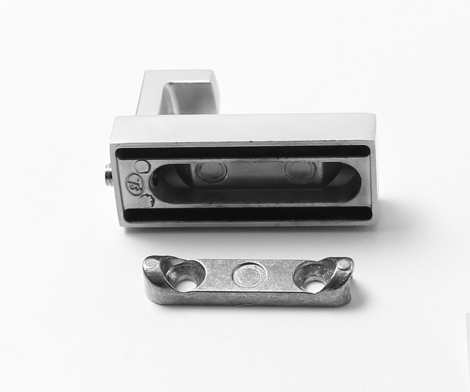 770232 háček kov satén chrom