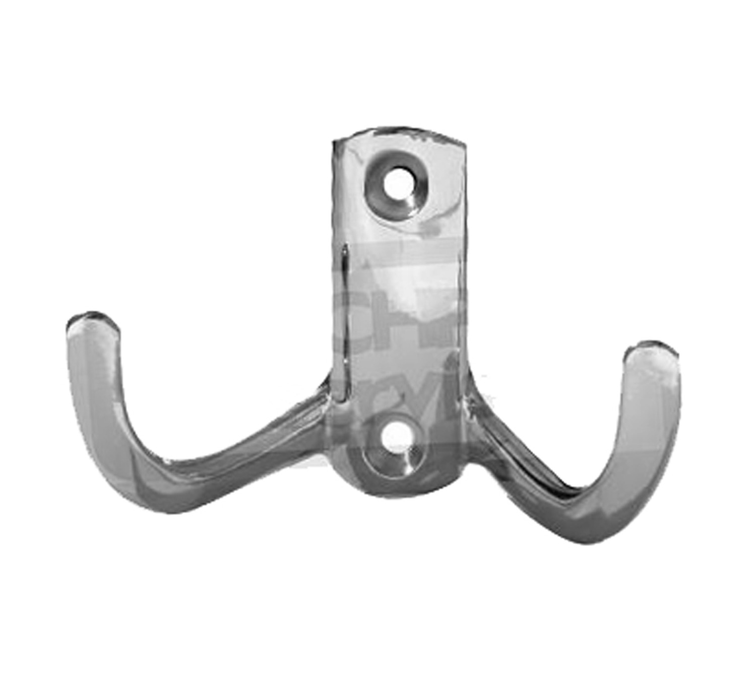 770387 dvojháček kov chrom lesklý