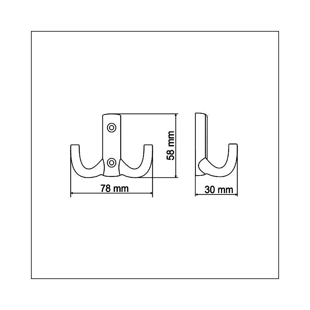 770397 dvojháček kov černý