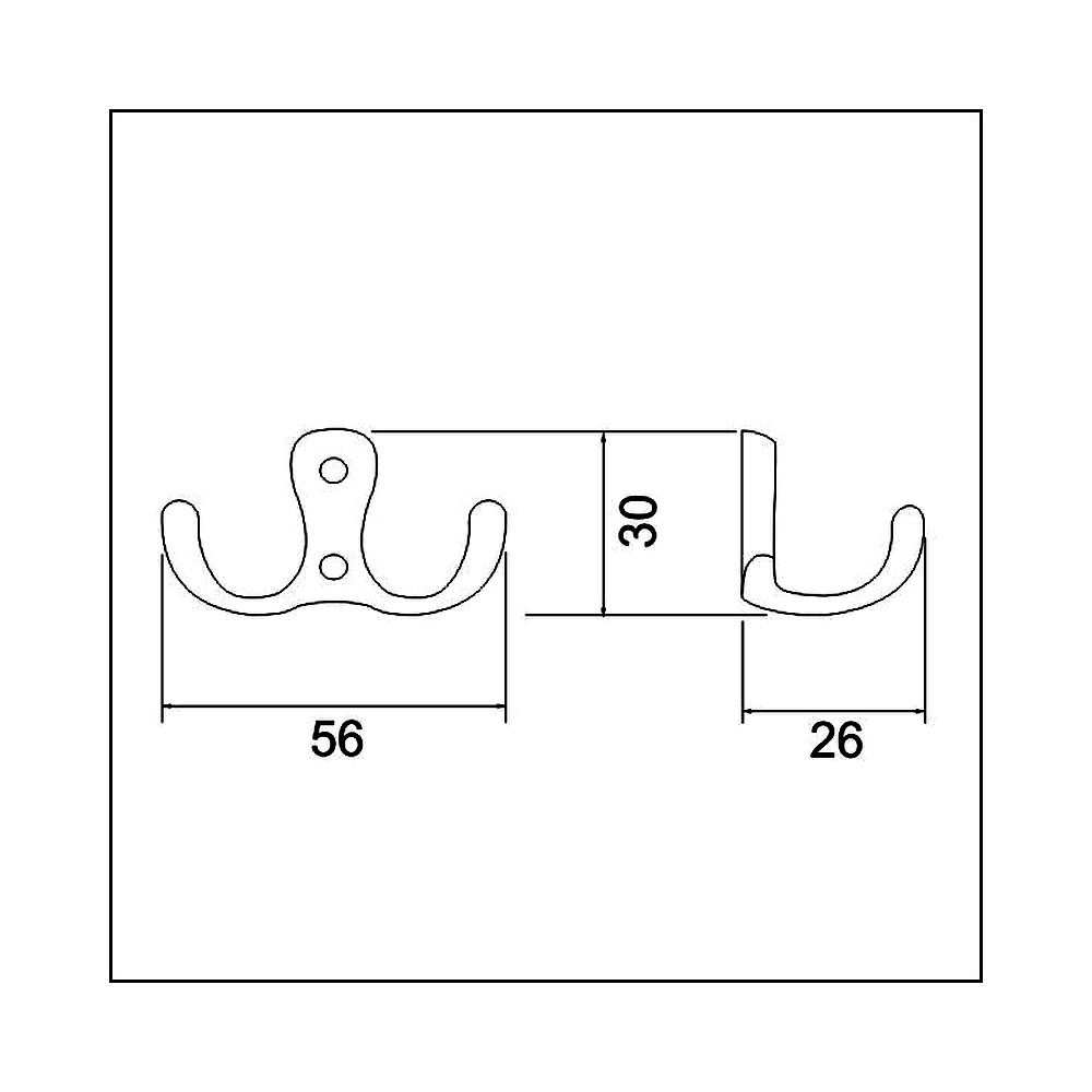 770398 dvojháček kov lak černý