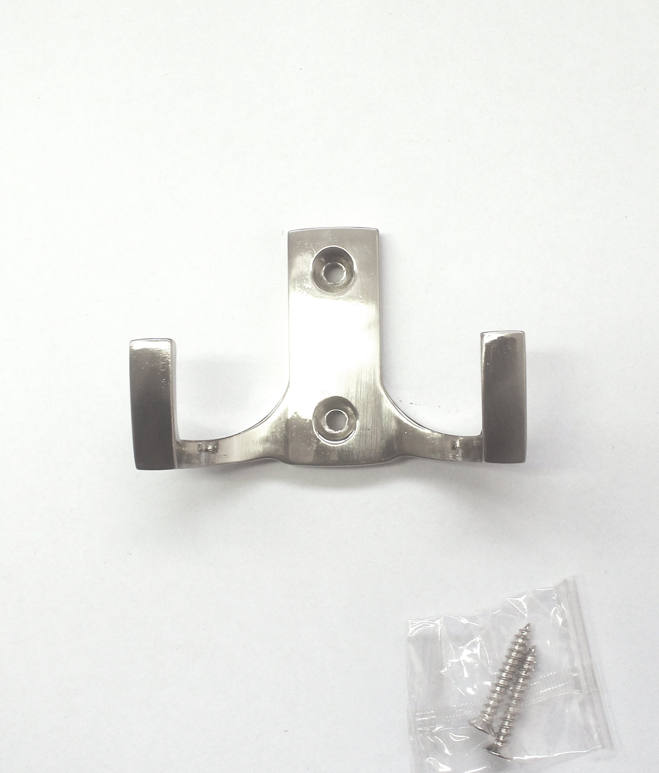 770409 dvojháček kov broušený nikl