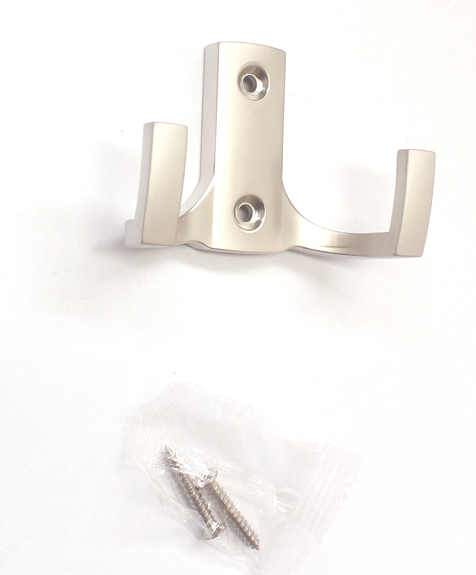 770412 dvojháček kov satén nikl