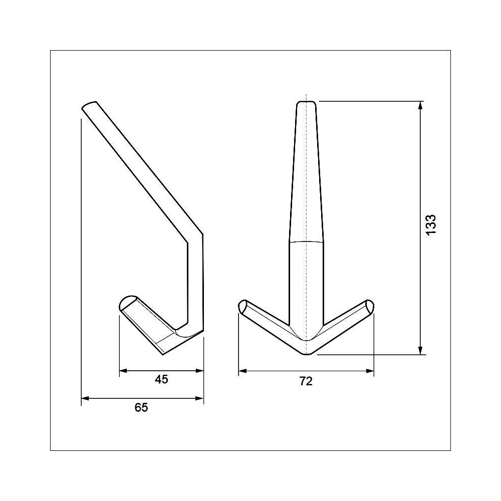 770510 věšák kov černý