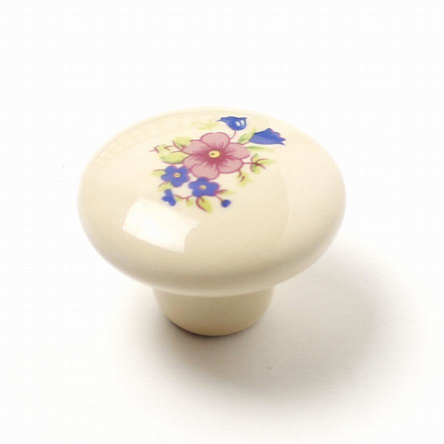 82009 knopka pr.38mm-porcelán. kytka