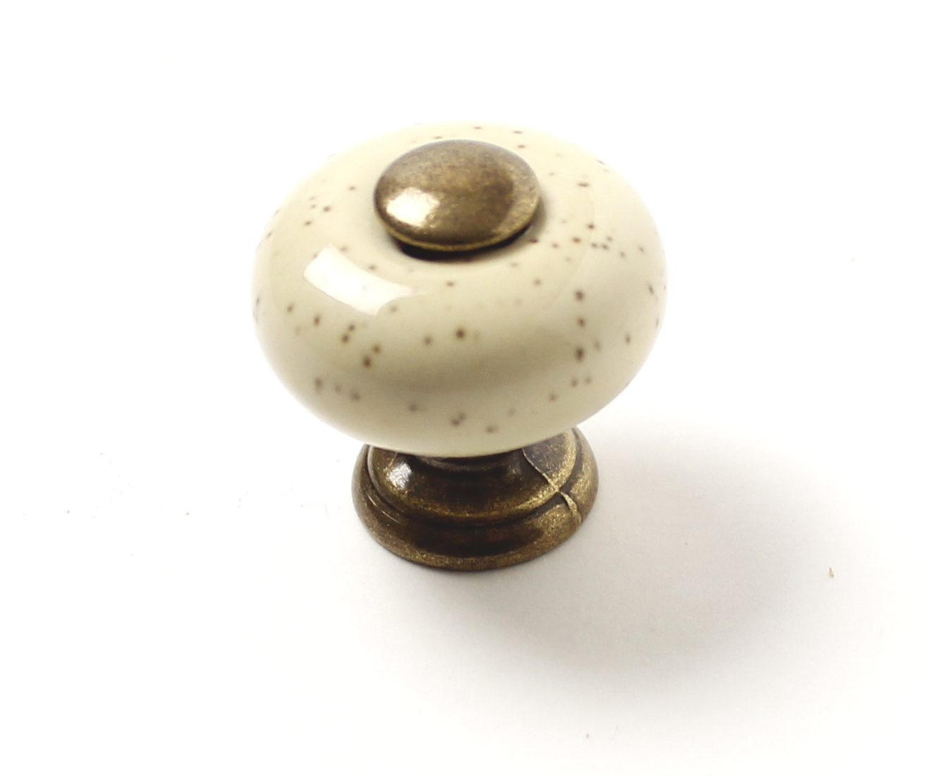 91023 knopka 26mm, porcelán tečky
