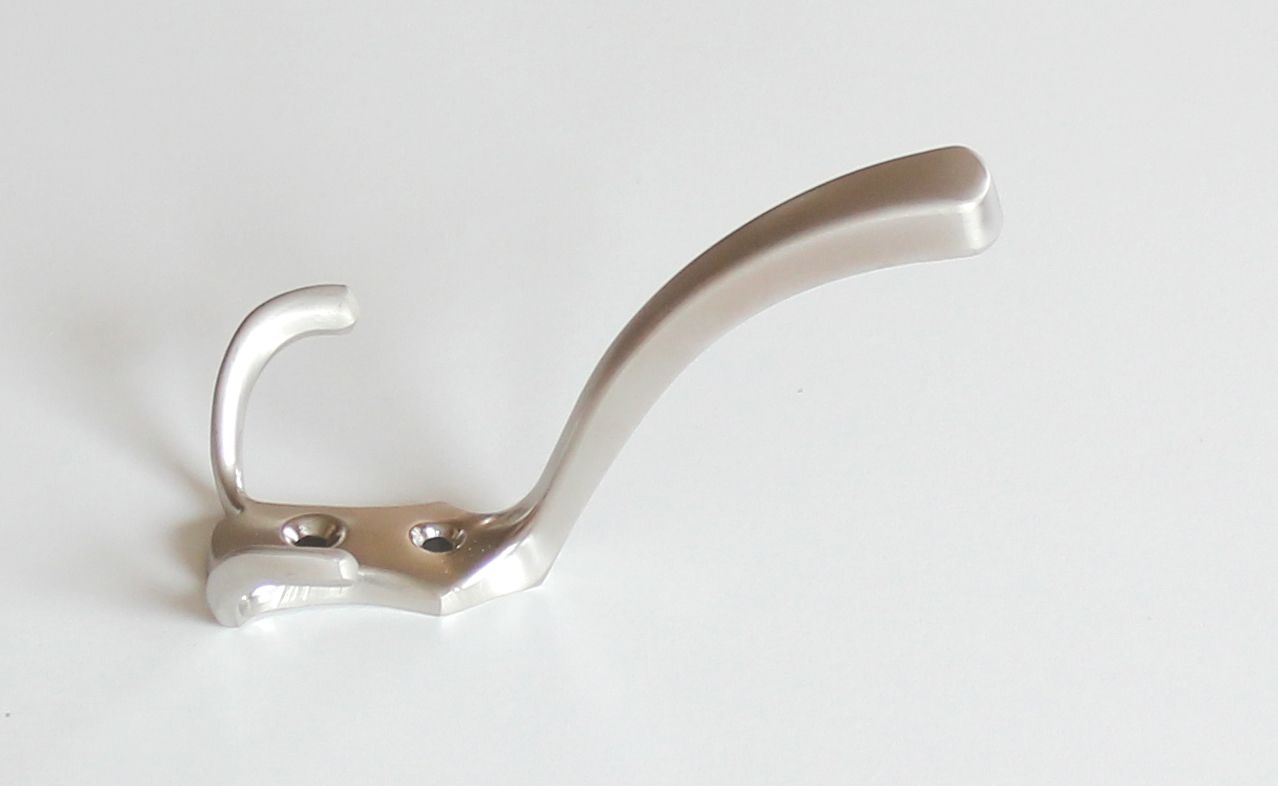 91044 věšák kloboukový satén nikl