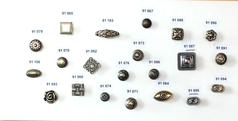 91103 knopka dutá 20x60mm, staromosaz