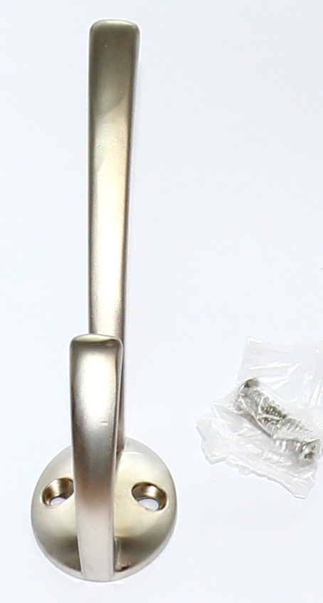 91121 věšák kloboukový satén nikl