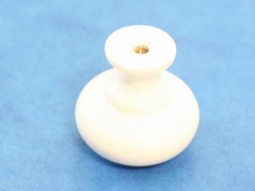 91302-Knopka kovová bílá pr.30mm