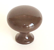 91315-knopka kovová ovál 34x22mm, červená