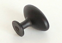 91316-Knopka kovová ovál 34x22mm, černá