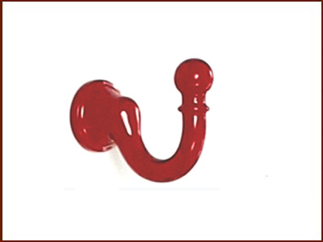 H1a Háček s vrutem červená