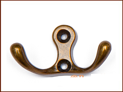 H2C háček Dvojháček - stará mosaz