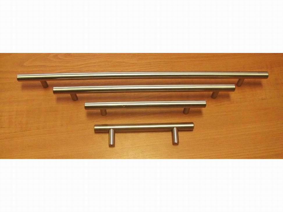 91406 úchytka HRAZDA  rozteč 192mm broušený nikl