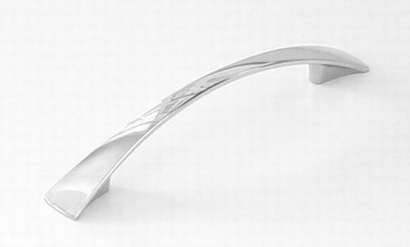 91419 úchytka U025 rozteč 128mm chrom lesk