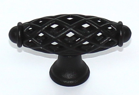 91423- Knopka dutá černá