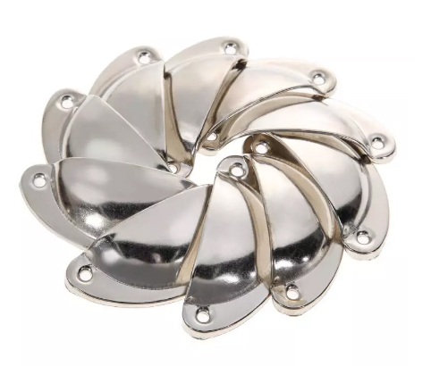 97003 - mušle kov 64mm - stříbrná