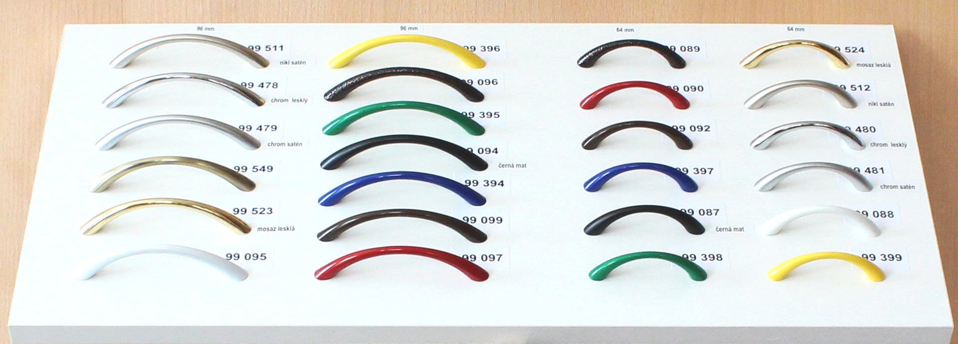 UO2 Úchyt 96mm žlutá