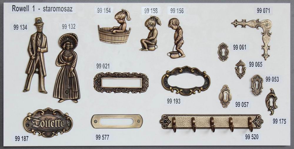 H5. háček 5ti háček staromosaz