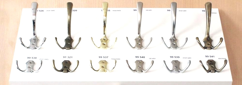 H2B. dvojháček satén chrom