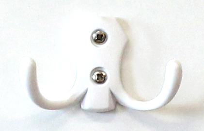 H2B háček dvojháček bílý