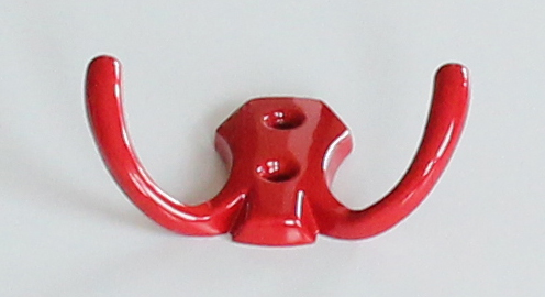 H2B háček dvojháček červený