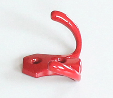 H2B háček dvojháček červený