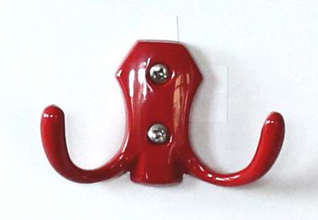 H2B háček dvojháček červený