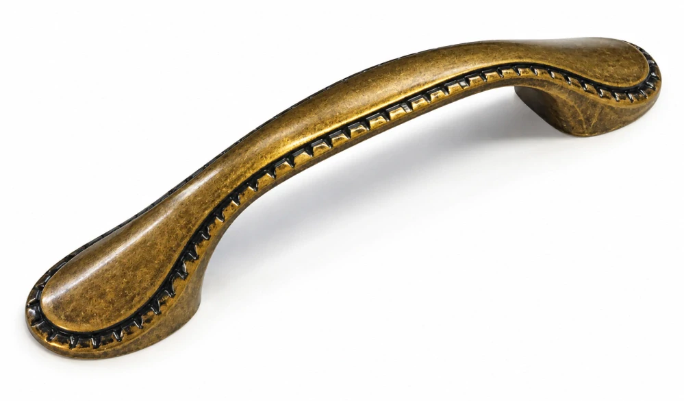 17040 úchytka rozteč 96mm staromosaz