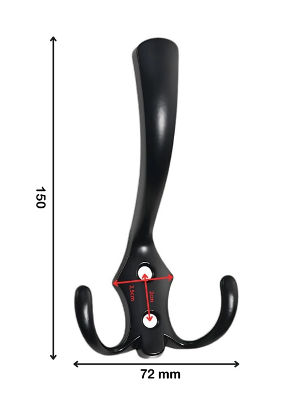 97027 věšák Kovový typu V2